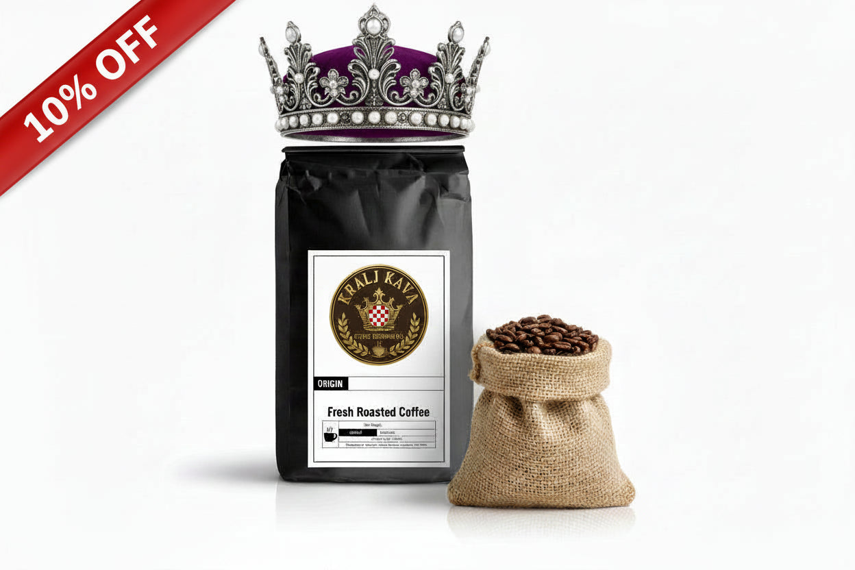 Kralj Kava Brewing Co Best Sellers Coffee Sample Pack: 6Bean, Cowboy, Breakfast, Peru, Mexico, Bali