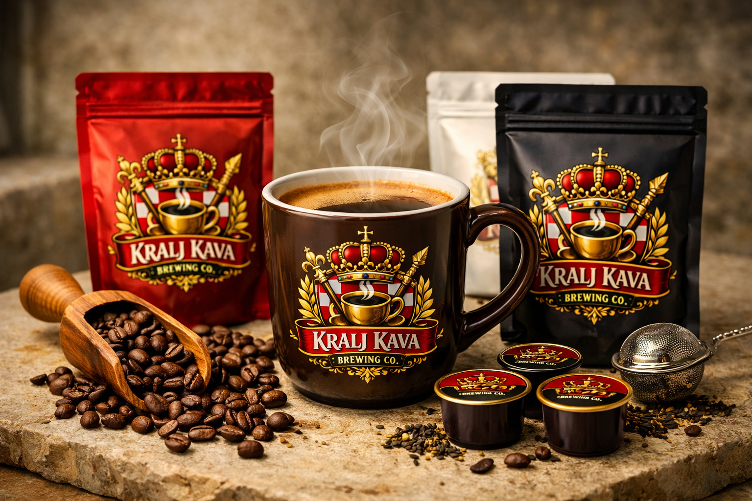 Kralj Kava Coffee And Tea Collage