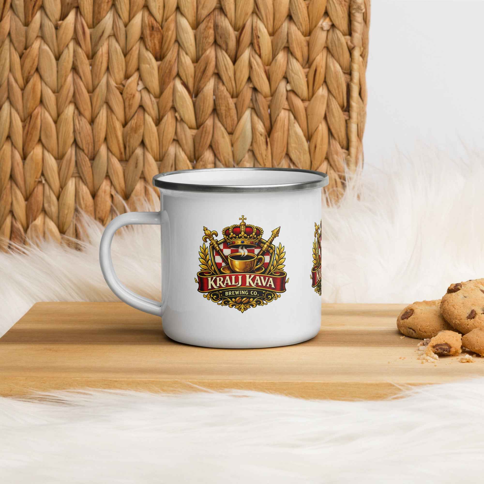 Kralj Kava Enamel Mug
