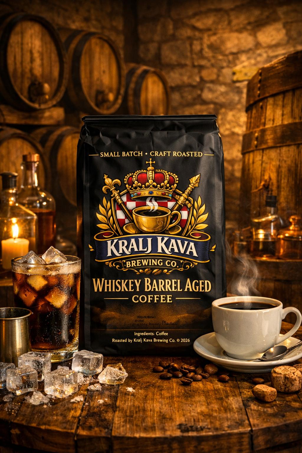 Whiskey Barrel Aged Coffee
