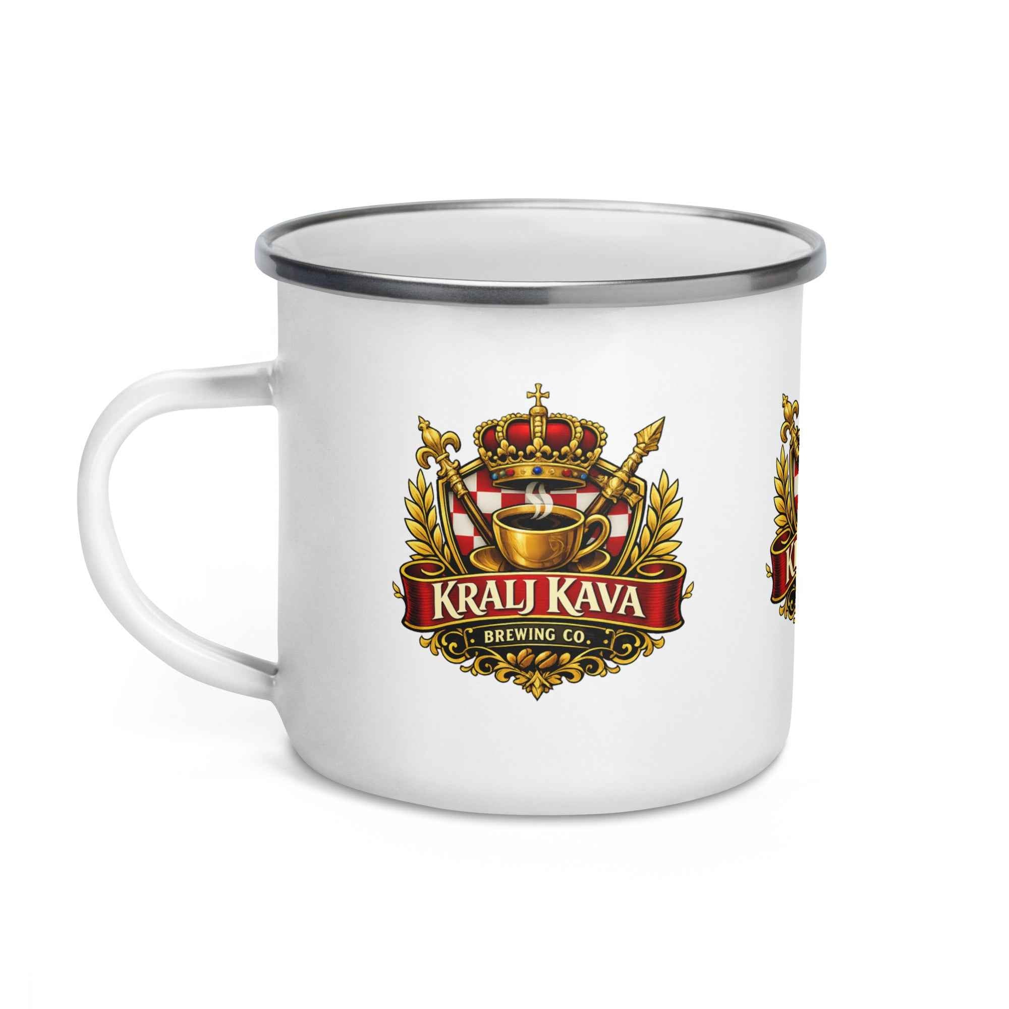Kralj Kava Enamel Mug