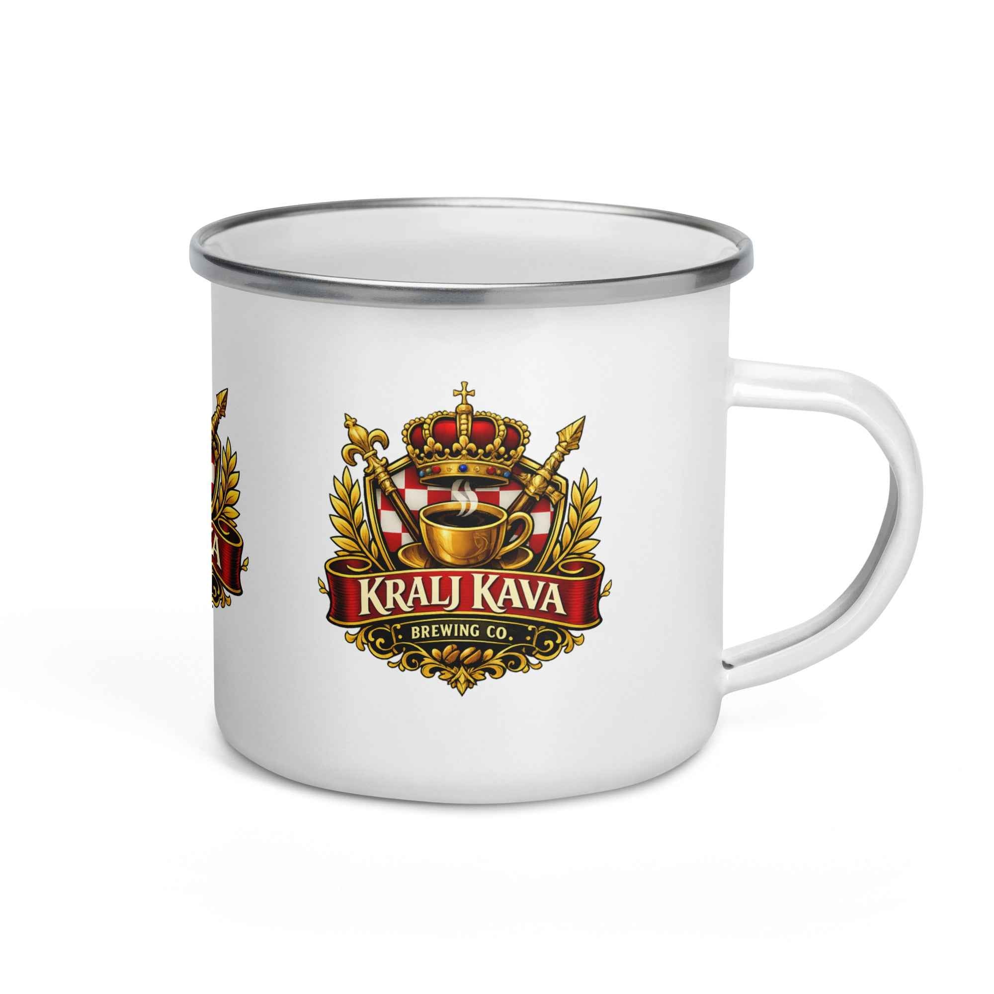 Kralj Kava Enamel Mug