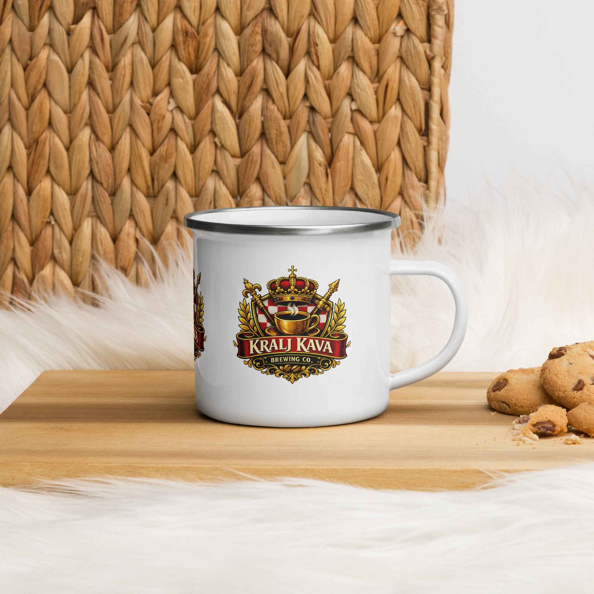 Kralj Kava Enamel Mug
