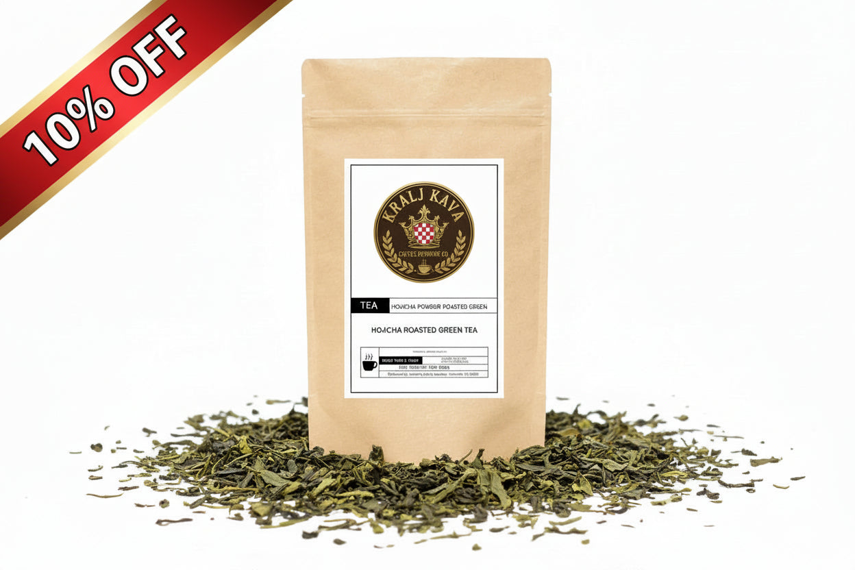 Kralj Kava Brewing Co Roasted Green Loose Leaf Tea