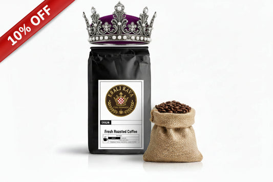 Kralj Kava Brewing Co Best Sellers Coffee Sample Pack: 6Bean, Cowboy, Breakfast, Peru, Mexico, Bali